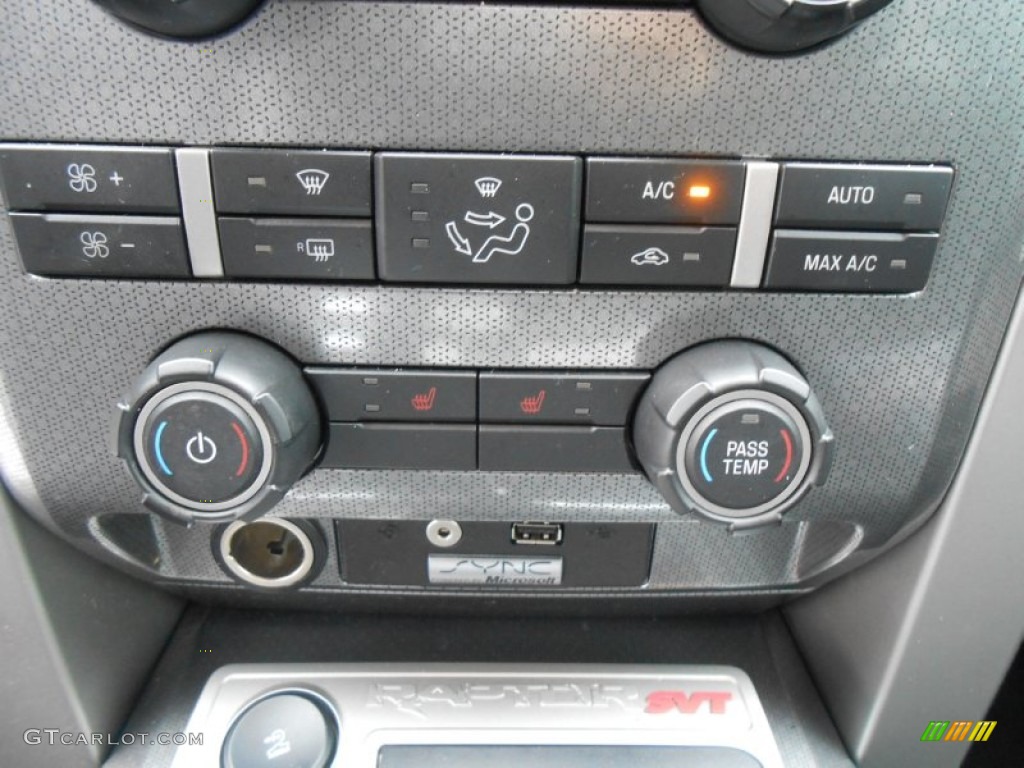 2011 Ford F150 SVT Raptor SuperCrew 4x4 Controls Photo #77673258