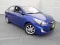 2013 Marathon Blue Hyundai Accent GLS 4 Door  photo #2