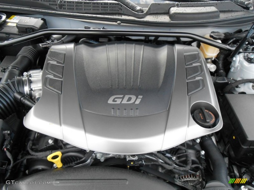 2013 Hyundai Genesis Coupe 3.8 Grand Touring 3.8 Liter DOHC 16-Valve Dual-CVVT V6 Engine Photo #77673861