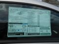  2013 Genesis Coupe 3.8 Grand Touring Window Sticker