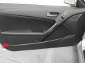 Black Leather 2013 Hyundai Genesis Coupe 3.8 Grand Touring Door Panel
