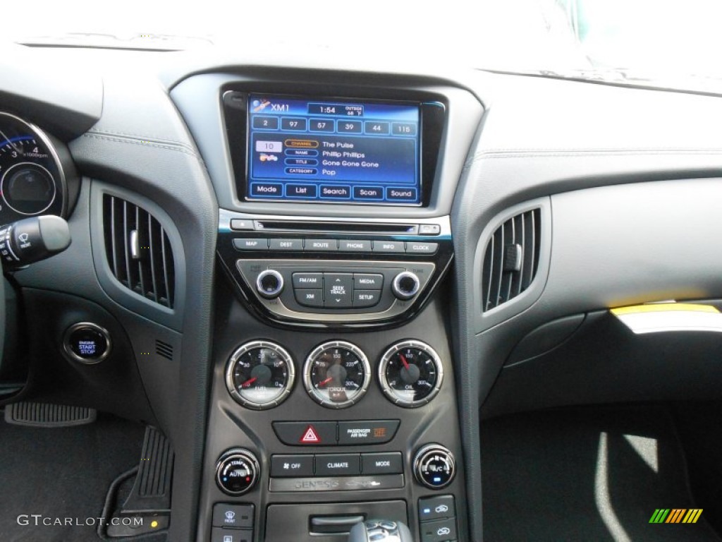 2013 Hyundai Genesis Coupe 3.8 Grand Touring Controls Photo #77673894