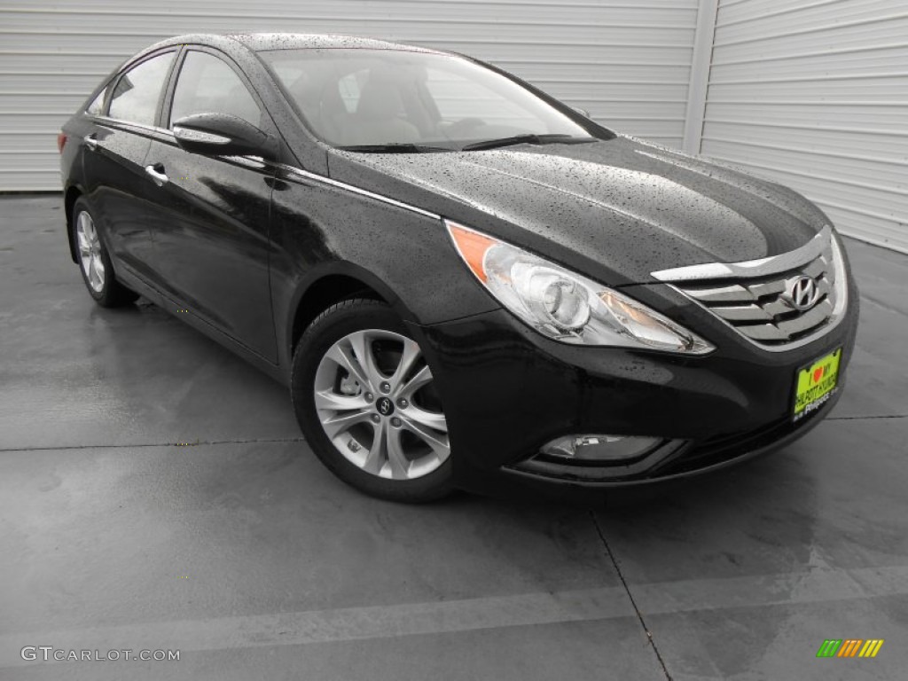 Midnight Black Hyundai Sonata