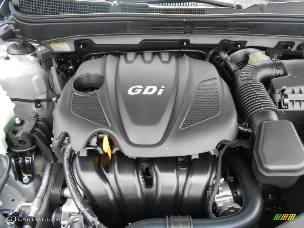 2013 Hyundai Sonata Limited 2.4 Liter DOHC 16-Valve D-CVVT 4 Cylinder Engine Photo #77674314