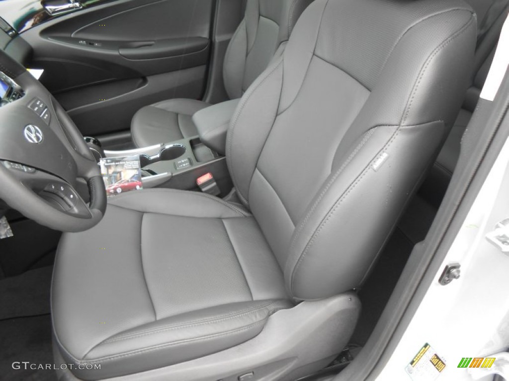 Black Interior 2013 Hyundai Sonata Limited Photo #77674332
