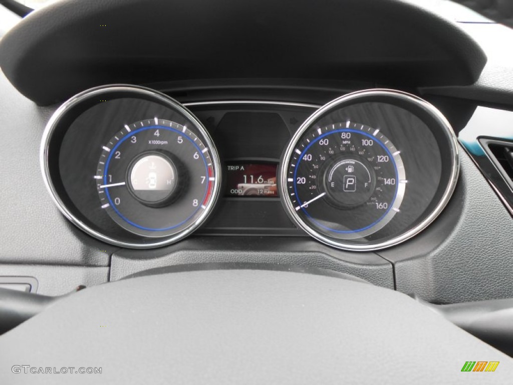 2013 Hyundai Sonata Limited Gauges Photo #77674365