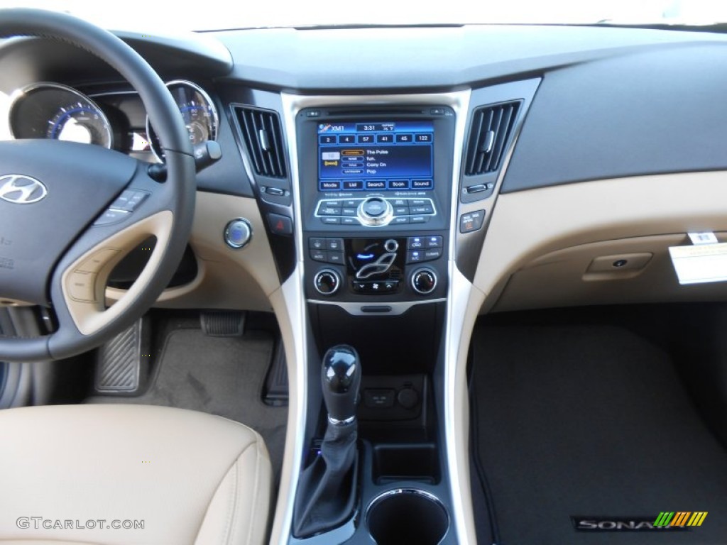 2013 Sonata Limited - Pacific Blue Pearl / Camel photo #28