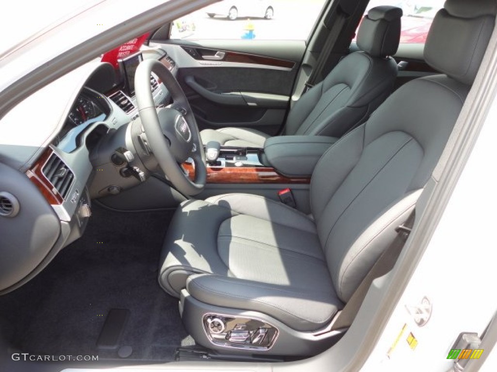 Titanium Gray Interior 2013 Audi A8 3.0T quattro Photo #77675727
