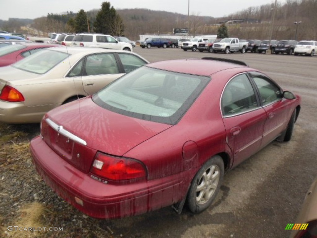 2003 Sable LS Premium Sedan - Matador Red Metallic / Medium Graphite photo #6