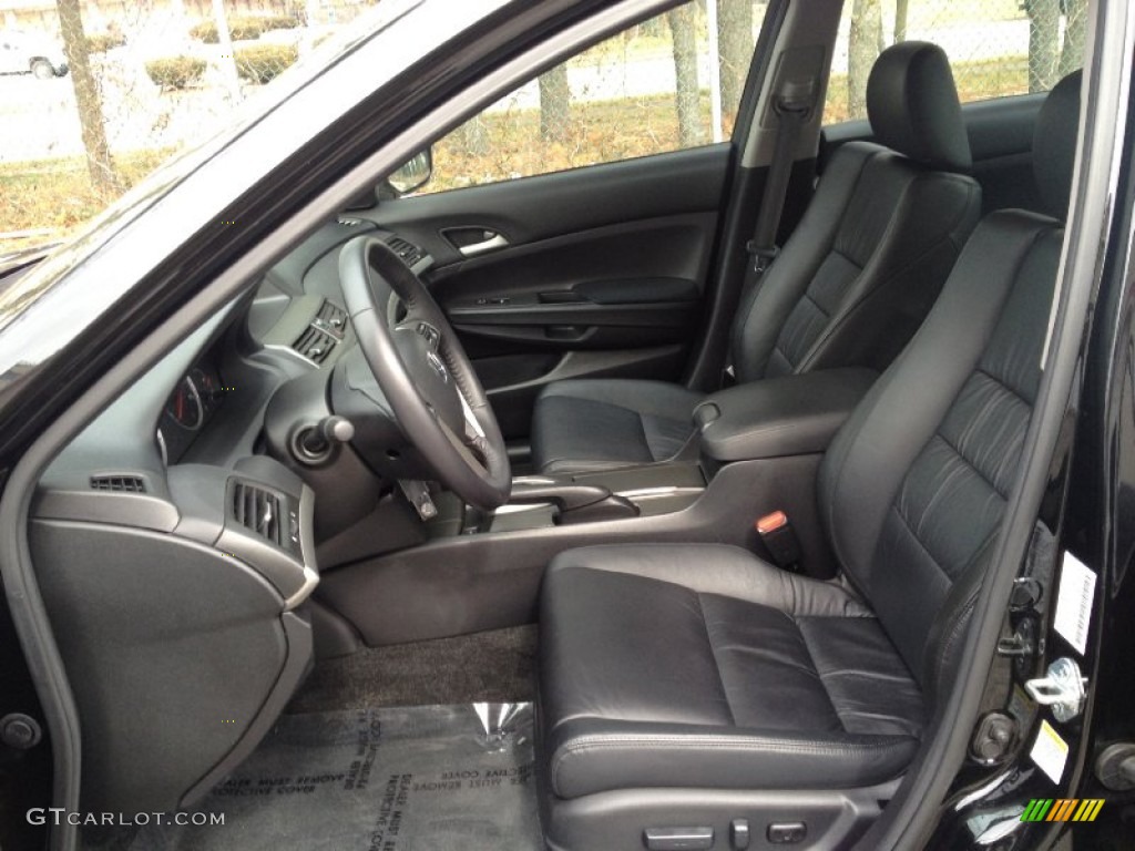 Black Interior 2012 Honda Accord SE Sedan Photo #77675852