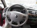 Medium Graphite 2003 Mercury Sable LS Premium Sedan Steering Wheel