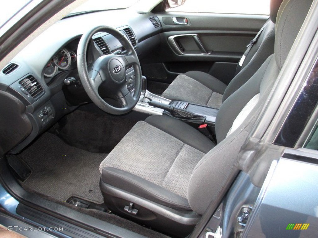 Off Black Interior 2005 Subaru Outback 2.5i Wagon Photo #77676054