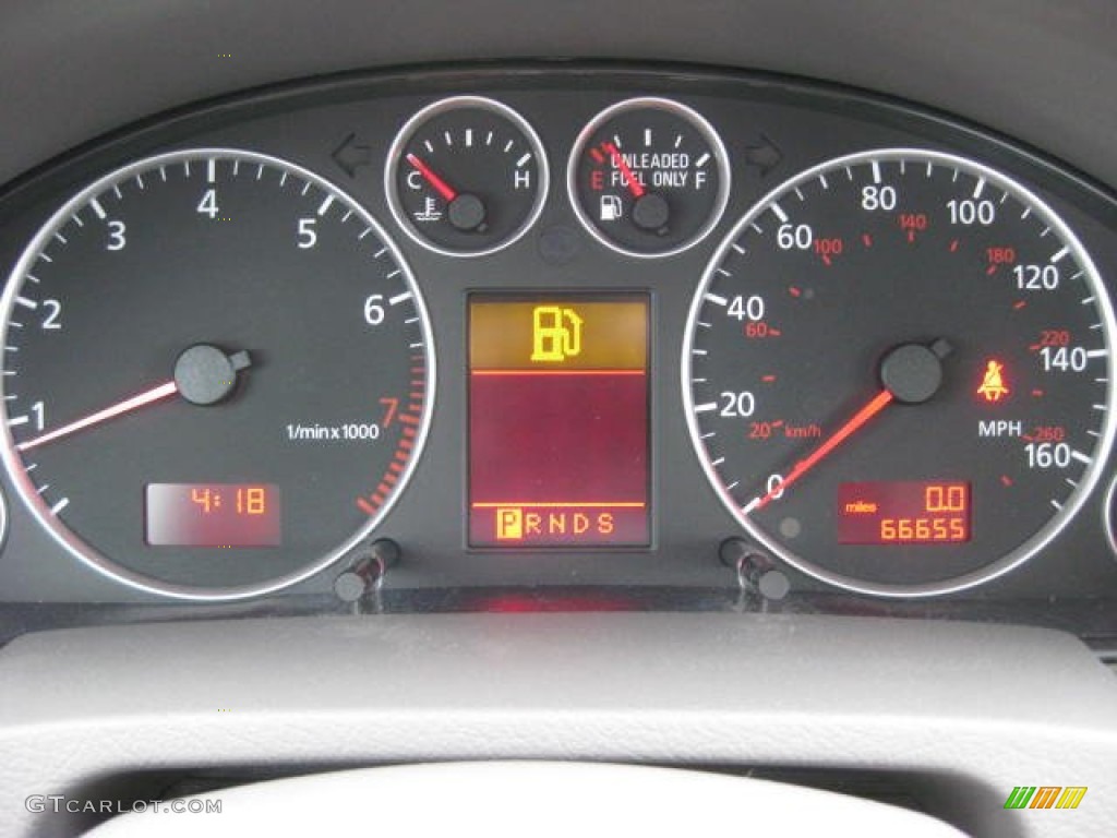 2004 Audi A6 4.2 quattro Sedan Gauges Photo #77676068