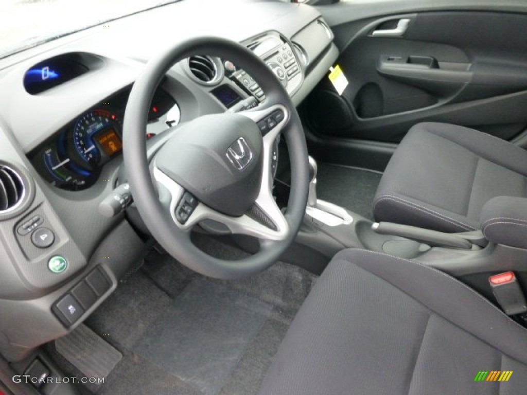 Black Interior 2013 Honda Insight LX Hybrid Photo #77676273