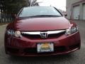 2010 Tango Red Pearl Honda Civic LX Sedan  photo #2