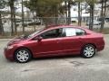 2010 Tango Red Pearl Honda Civic LX Sedan  photo #4