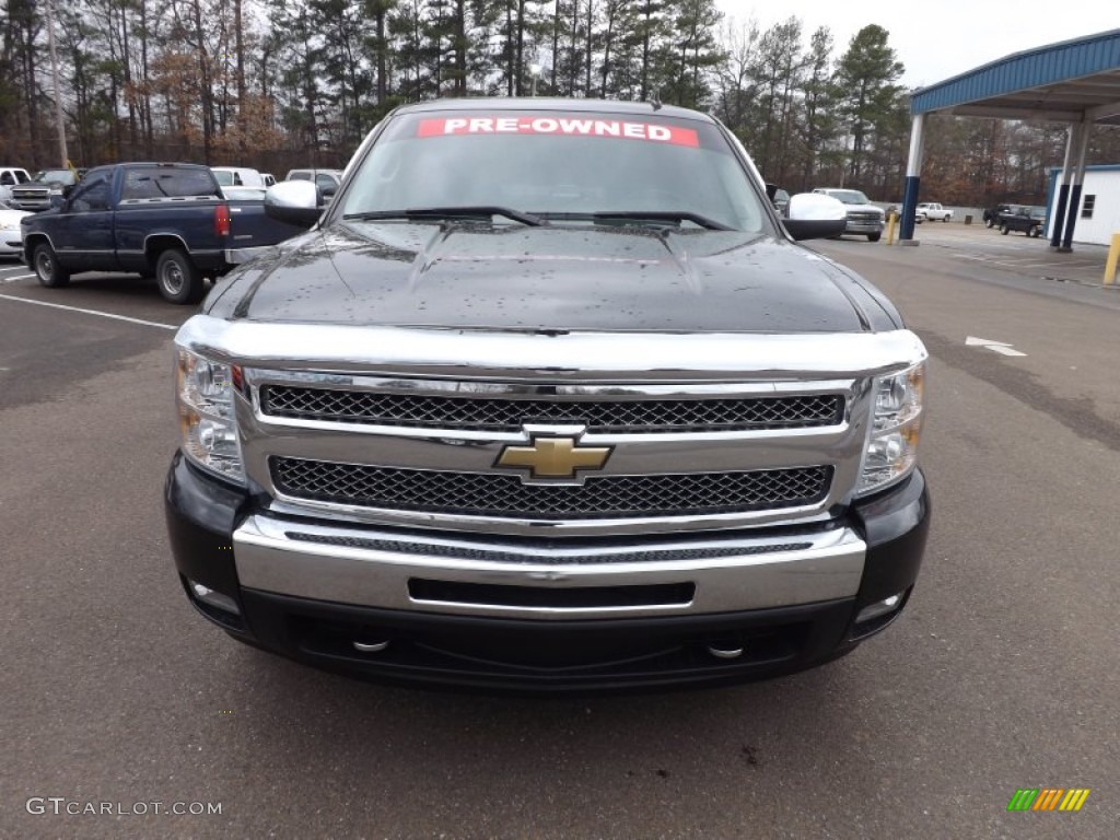 2009 Silverado 1500 LT Z71 Crew Cab 4x4 - Black Granite Metallic / Ebony photo #8