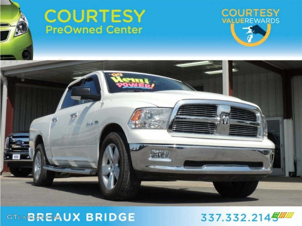 Stone White Dodge Ram 1500