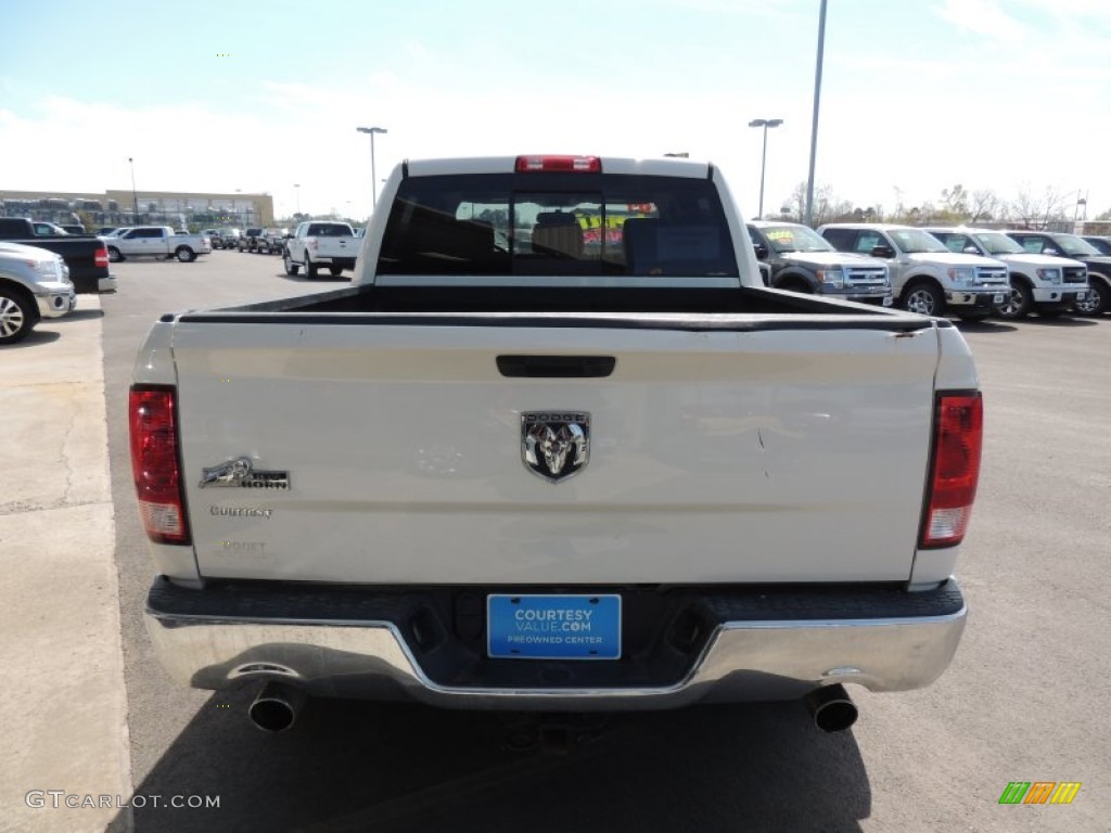 2009 Ram 1500 Big Horn Edition Crew Cab - Stone White / Light Pebble Beige/Bark Brown photo #3