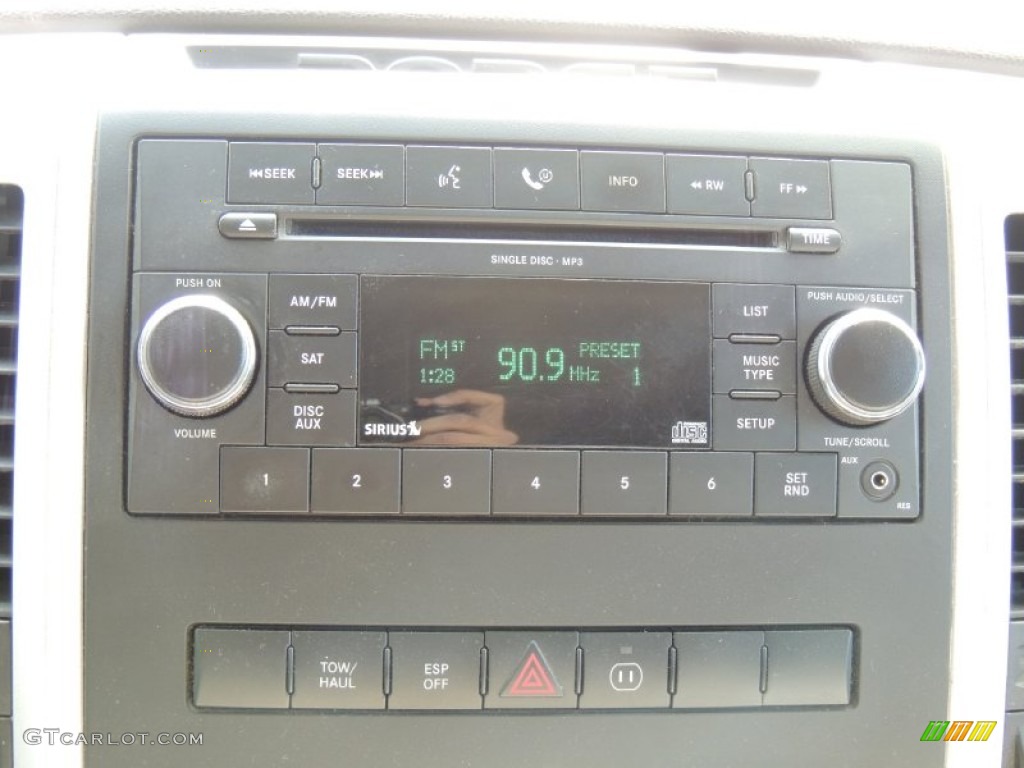 2009 Dodge Ram 1500 Big Horn Edition Crew Cab Audio System Photo #77678268