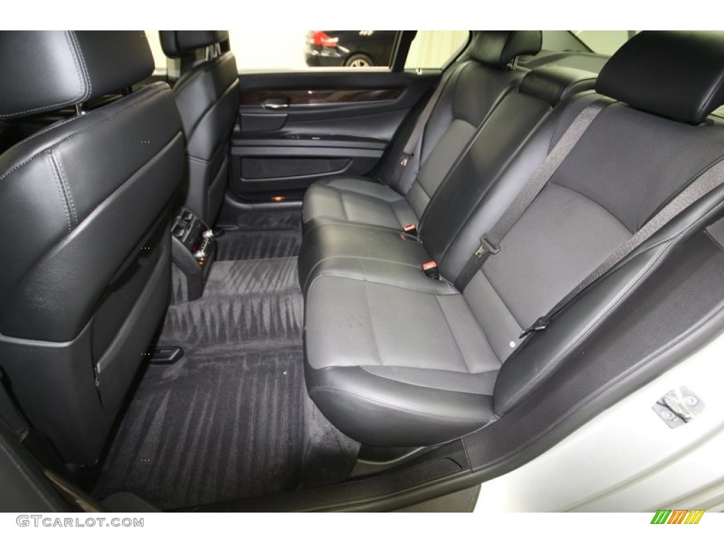 2010 BMW 7 Series 750Li Sedan Rear Seat Photo #77678274