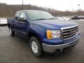 2013 Heritage Blue Metallic GMC Sierra 1500 SLE Extended Cab 4x4  photo #4