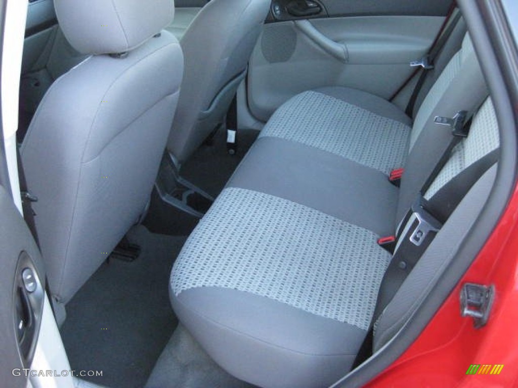 2007 Ford Focus ZX4 SE Sedan Rear Seat Photo #77678779