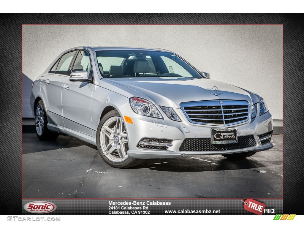 2013 E 350 Sedan - Iridium Silver Metallic / Black photo #1