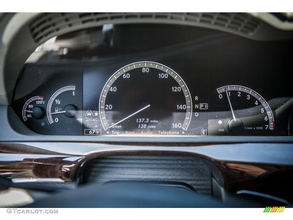2013 Mercedes-Benz S 550 Sedan Gauges Photo #77679672