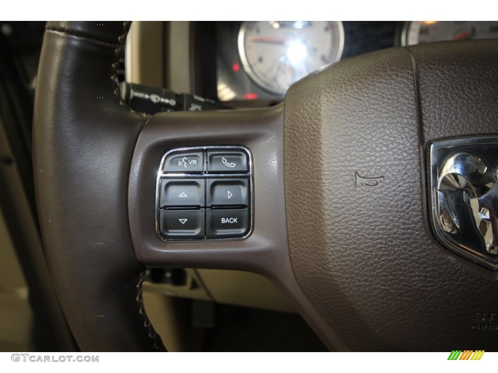 2012 Dodge Ram 3500 HD Laramie Longhorn Crew Cab 4x4 Dually Controls Photo #77680096