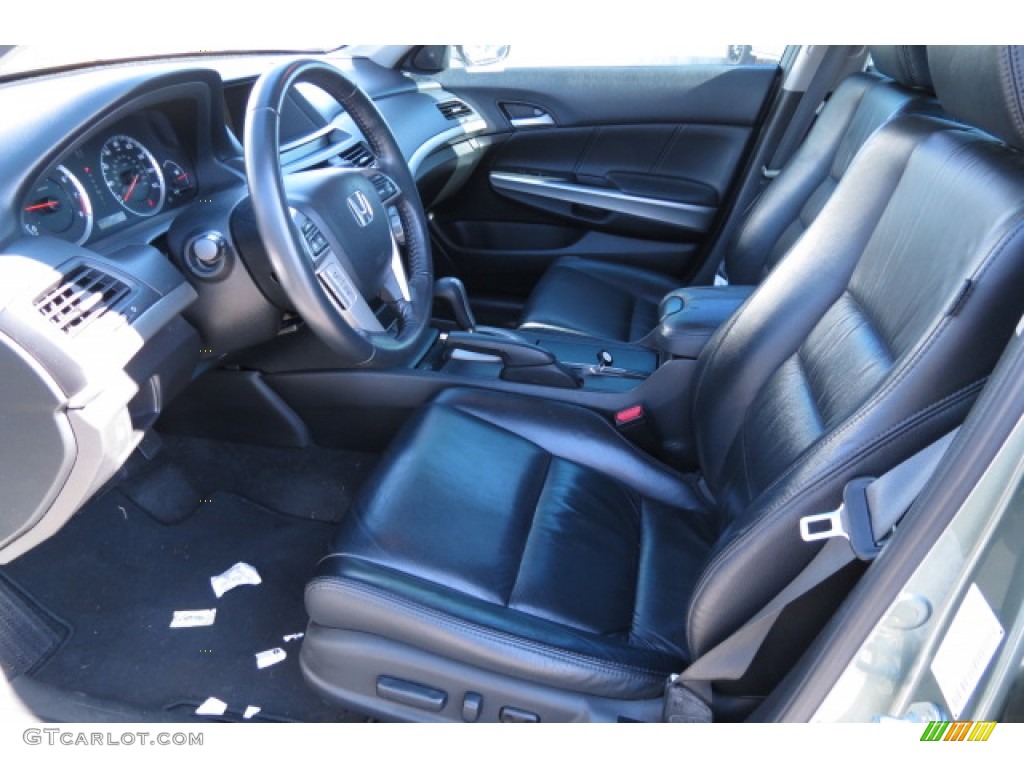 Black Interior 2008 Honda Accord EX-L Sedan Photo #77680963