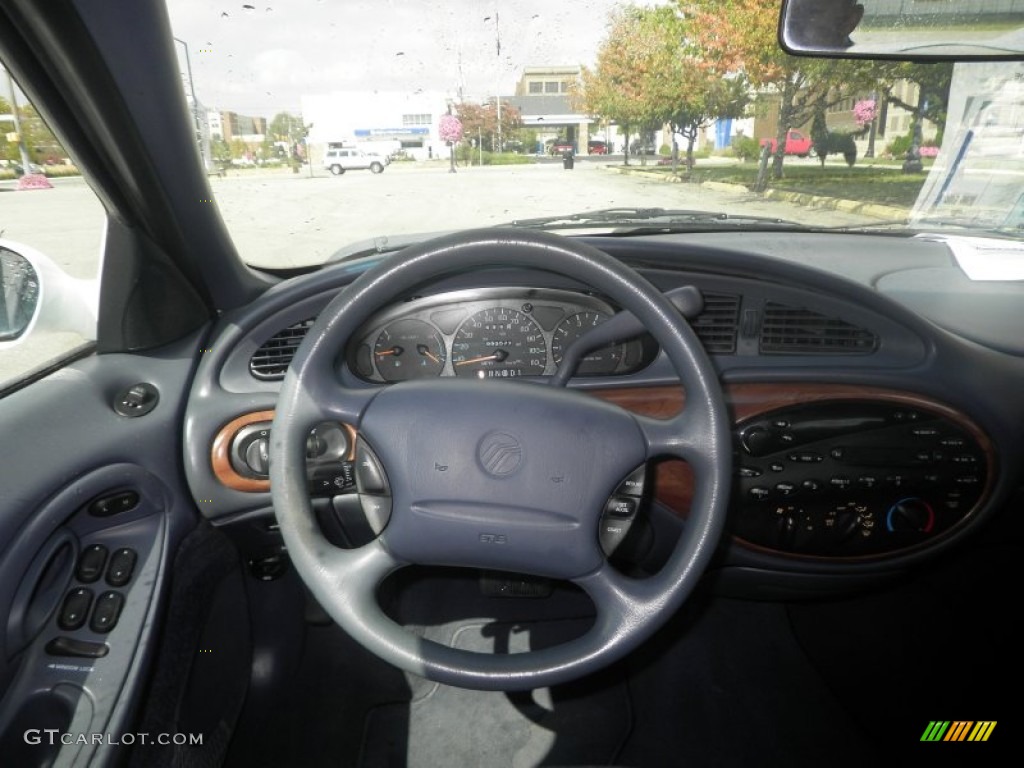 1998 Sable GS Sedan - Performance White / Deep Slate Blue photo #4