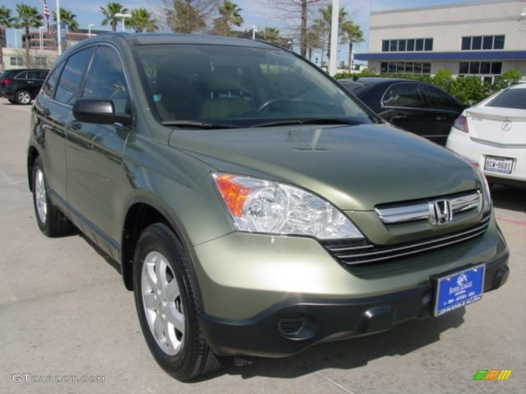 2009 CR-V EX - Green Tea Metallic / Ivory photo #1