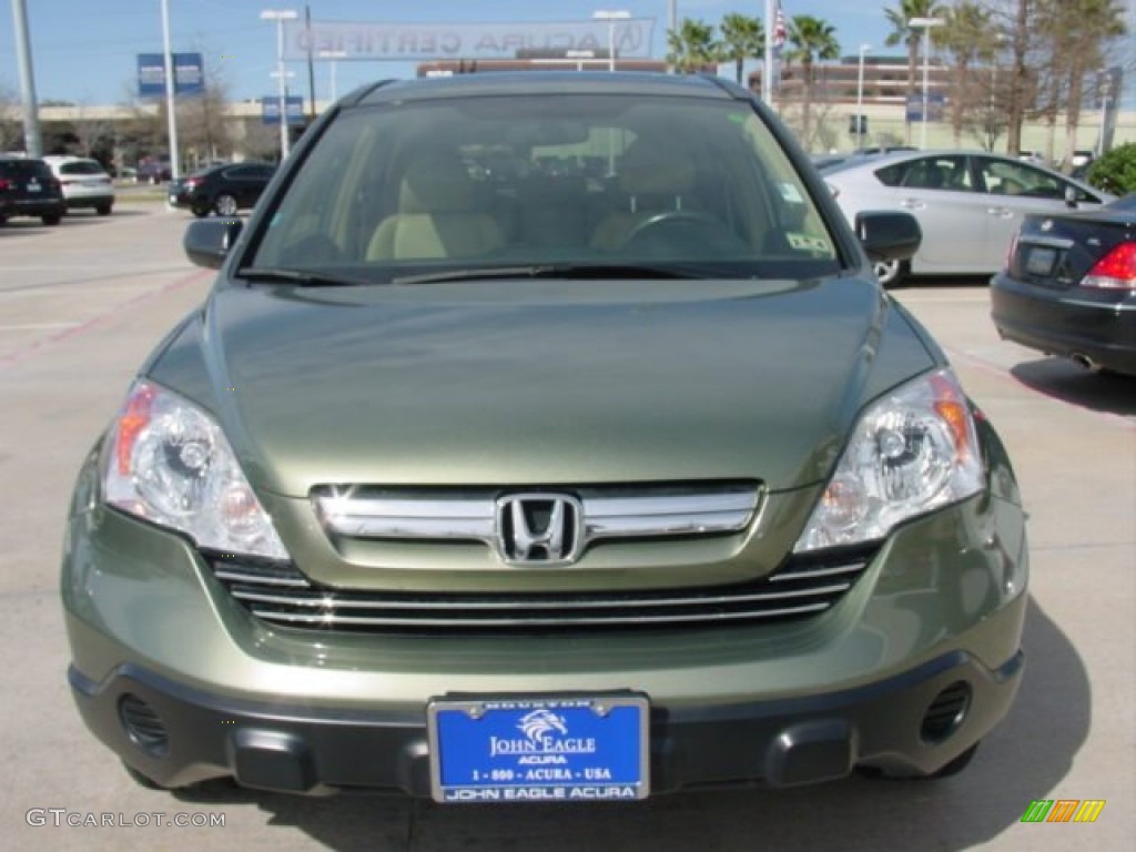 2009 CR-V EX - Green Tea Metallic / Ivory photo #3