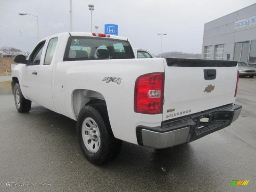 2009 Silverado 1500 Extended Cab 4x4 - Summit White / Dark Titanium photo #14