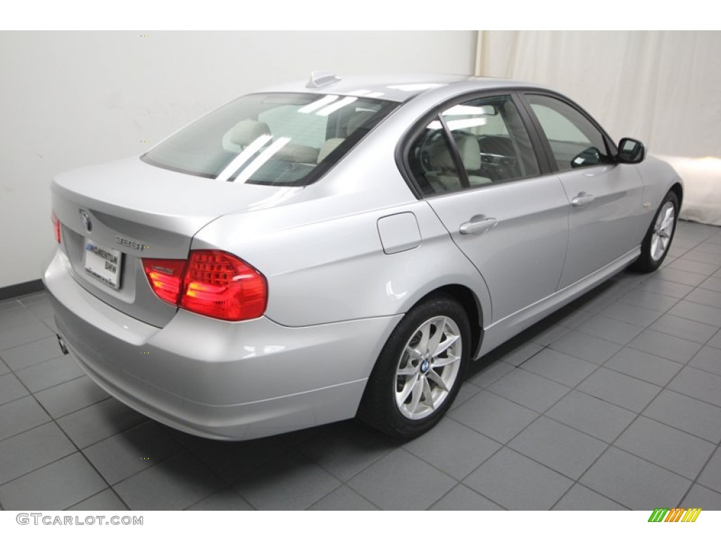 2010 3 Series 328i Sedan - Titanium Silver Metallic / Oyster/Black Dakota Leather photo #11