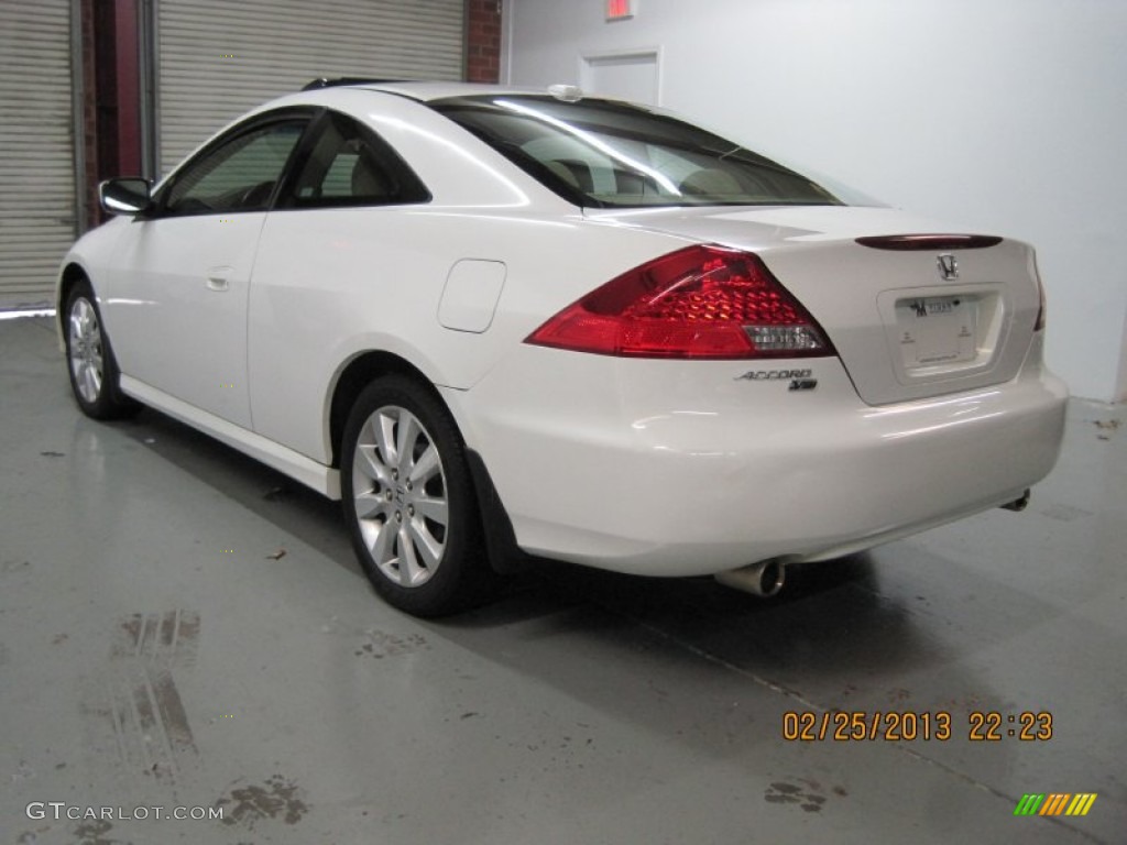 Taffeta White 2007 Honda Accord EX V6 Coupe Exterior Photo #77682900