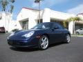 2002 Lapis Blue Metallic Porsche 911 Carrera Cabriolet  photo #1