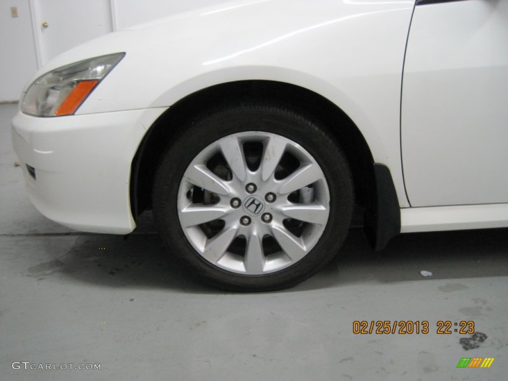 2007 Accord EX V6 Coupe - Taffeta White / Ivory photo #19