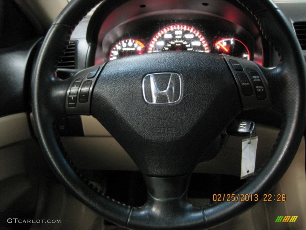 2007 Accord EX V6 Coupe - Taffeta White / Ivory photo #21