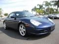 2002 Lapis Blue Metallic Porsche 911 Carrera Cabriolet  photo #8