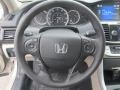 Ivory 2013 Honda Accord EX-L Sedan Steering Wheel