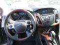 Tuscany Red Leather 2012 Ford Focus SE 5-Door Dashboard