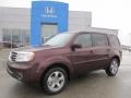 2013 Dark Cherry Pearl Honda Pilot EX-L 4WD  photo #1