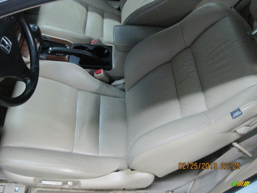 2007 Accord EX V6 Coupe - Taffeta White / Ivory photo #33