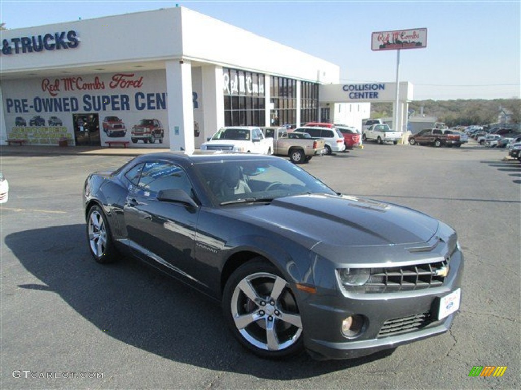 2011 Camaro SS/RS Coupe - Cyber Gray Metallic / Black photo #1