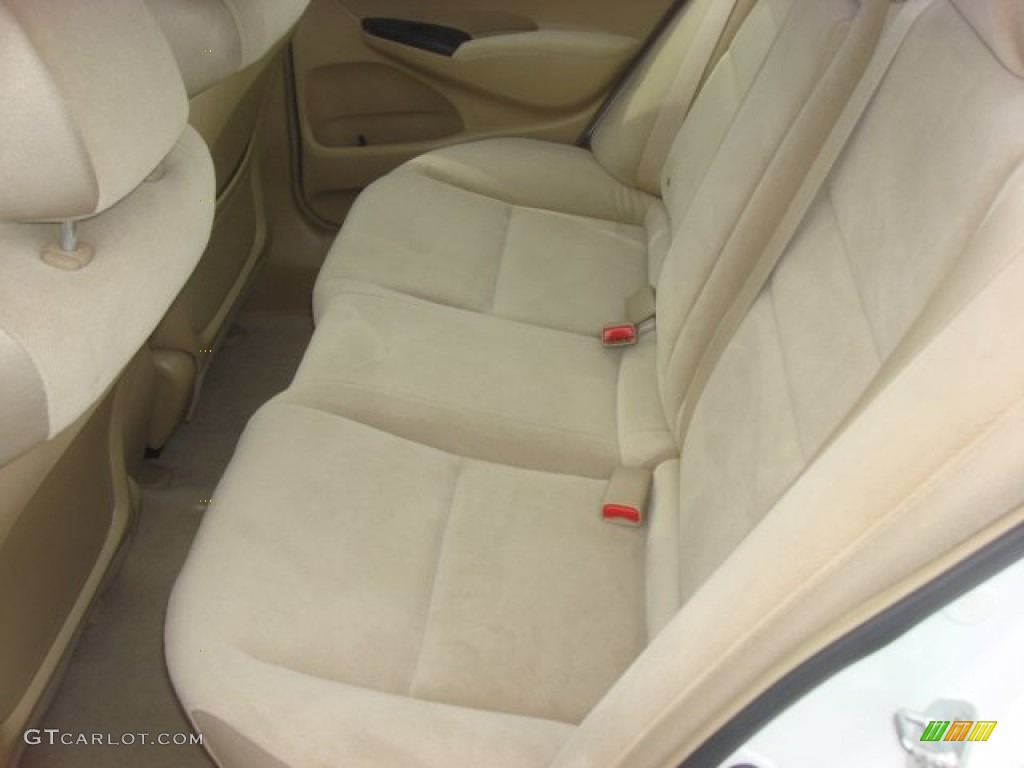Ivory Interior 2008 Honda Civic EX Sedan Photo #77685074