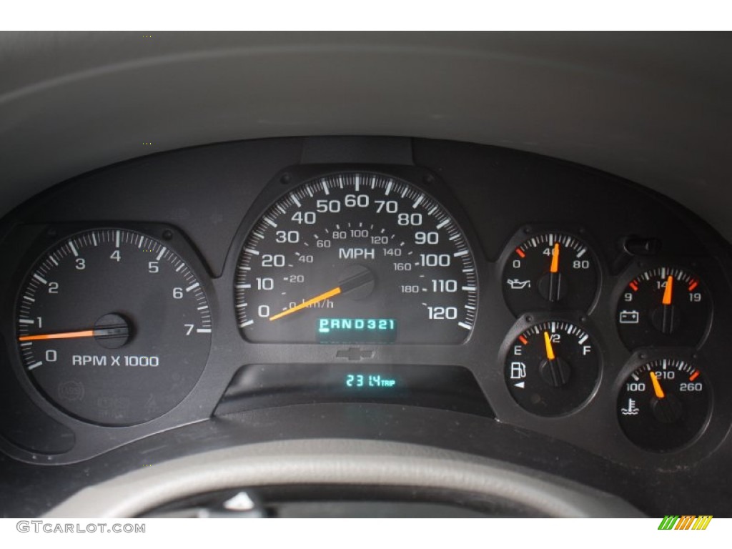 2004 Chevrolet TrailBlazer EXT LT Gauges Photo #77685327
