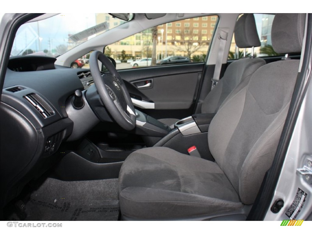 Misty Gray Interior 2012 Toyota Prius 3rd Gen Three Hybrid Photo #77685702