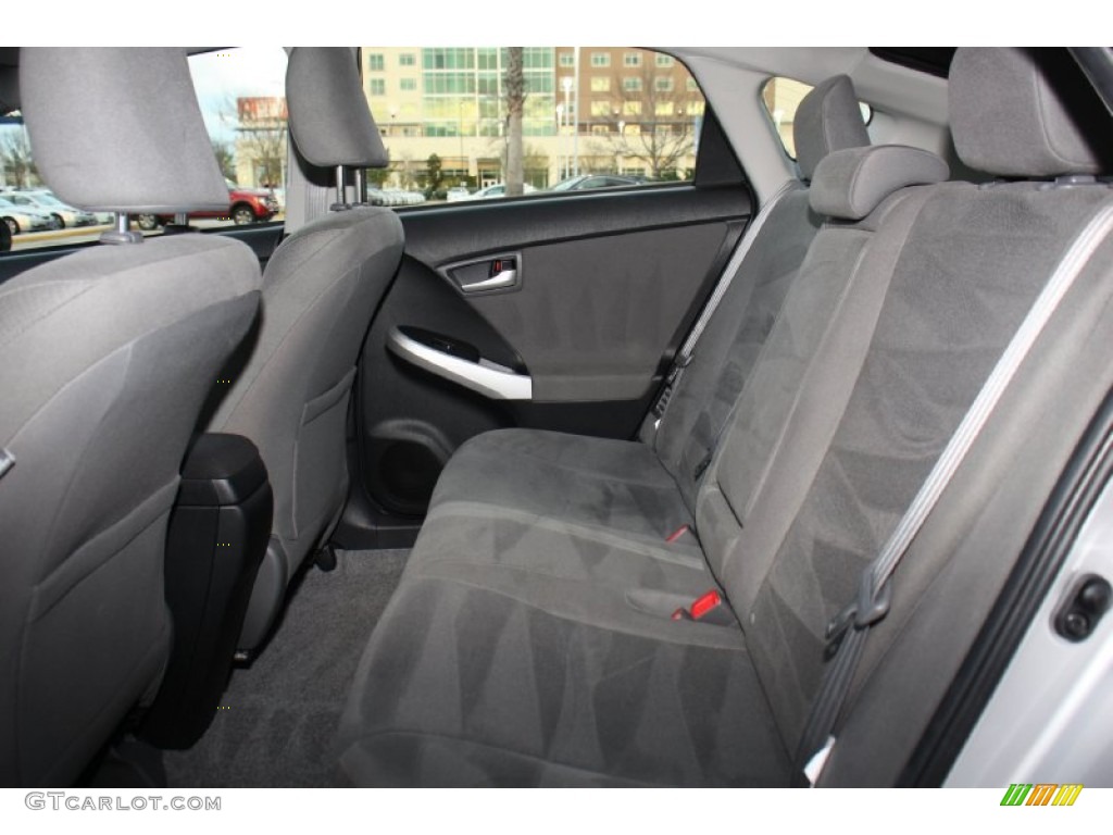Misty Gray Interior 2012 Toyota Prius 3rd Gen Three Hybrid Photo #77685738